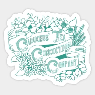 Caduceus' Tea Concoction Company Sticker